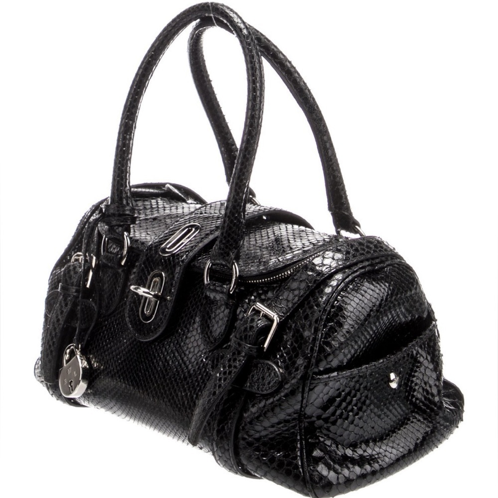 Ralph Lauren Collection Python Snakeskin Purse Ha… - image 6